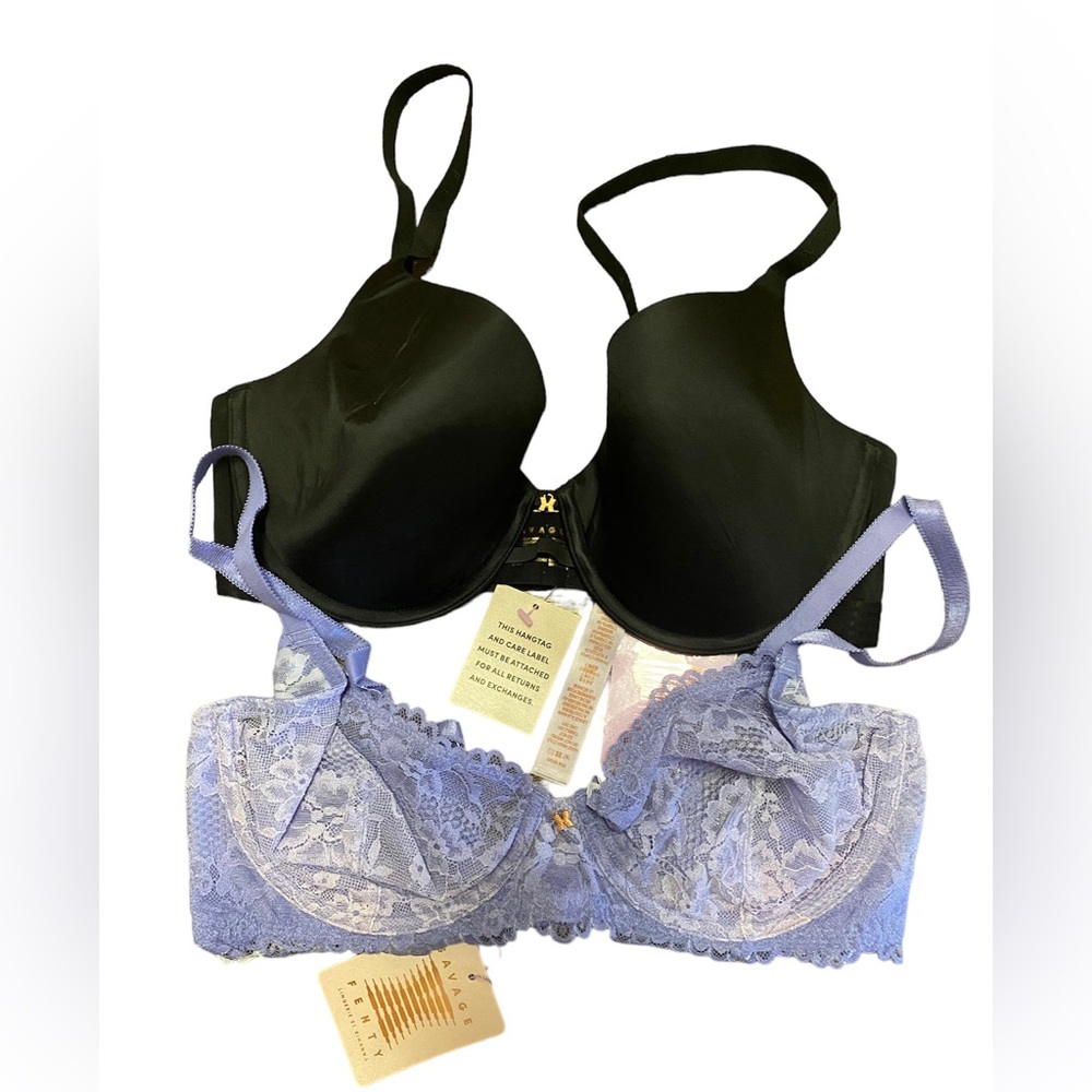 Savage Fenty T Shirt & Lace Bras 36D
